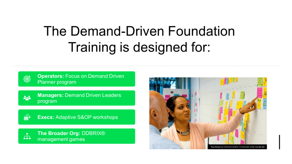 Master the 4 key stages of becoming demand-driven: Lead, Train, Test, Implement. Upgrade your supply chain for peak performance. Subscribe for insights.